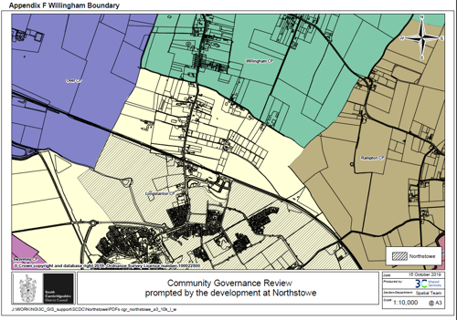 A map showing the Willingham boundary with a hyperlink to a large version 