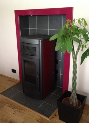 A biomass boiler