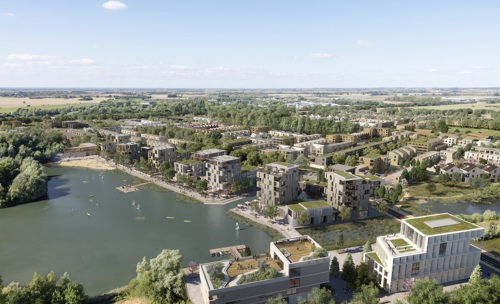 Waterbeach - aerial shot