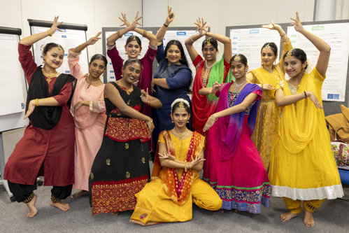 Indian dance group