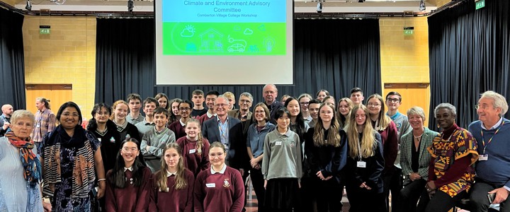 Students have their say on climate action in the first meeting in a school for South Cambs District Council